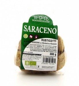 Prodotto: RUSTICOTTI DI GRANO SARACENO con Mandorle & Nocciole