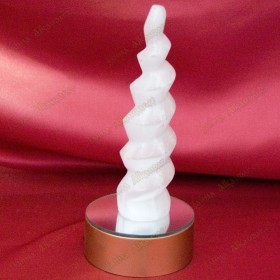 Prodotto: SPIRALE SELENITE CON BASE LED